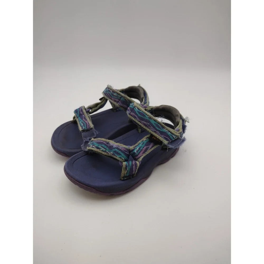 Teva Hurricane XLT 2 Toddler Purple Geometric Sport Sandals Size 6T